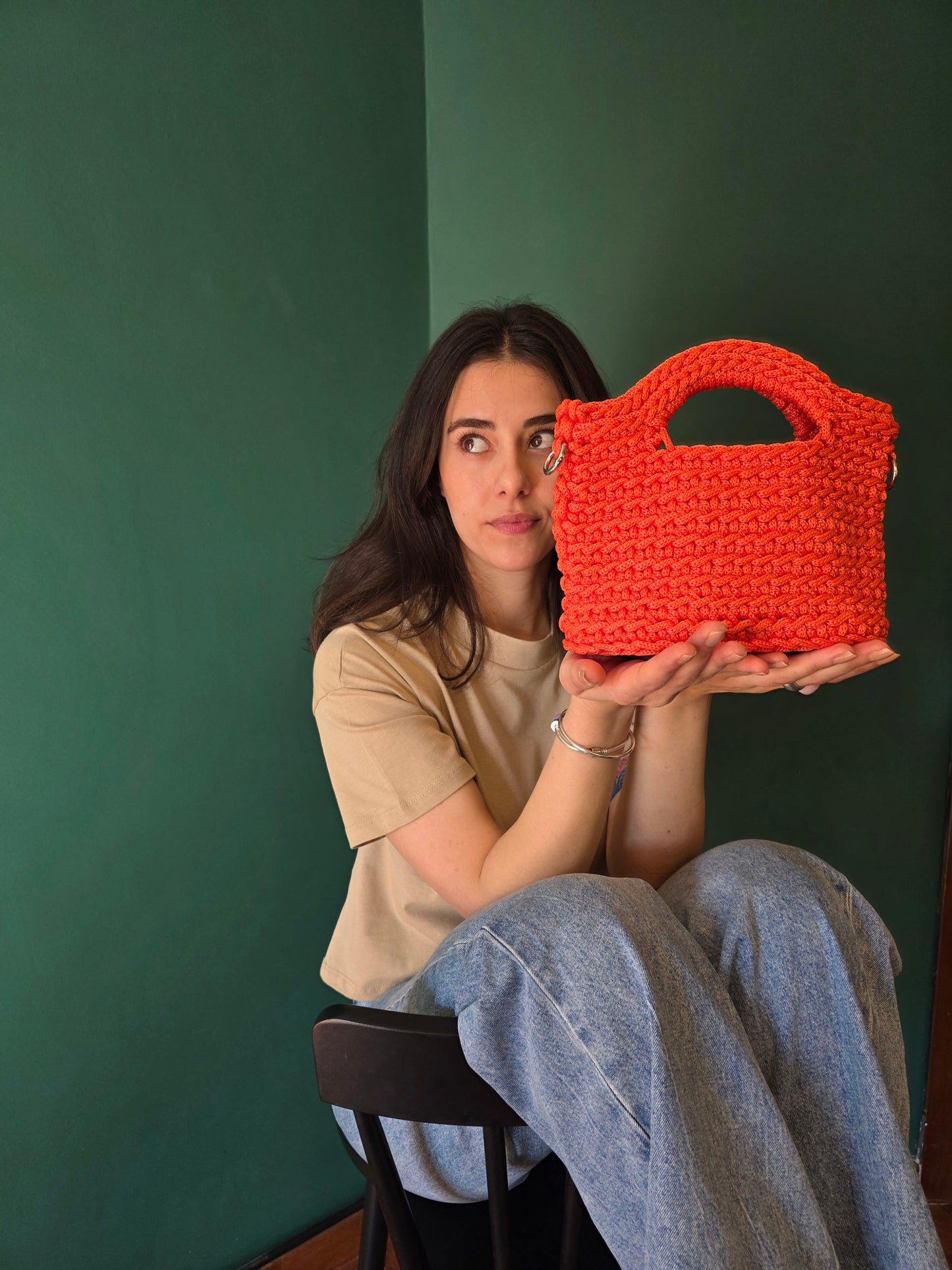 Orange Pop Mini Bag