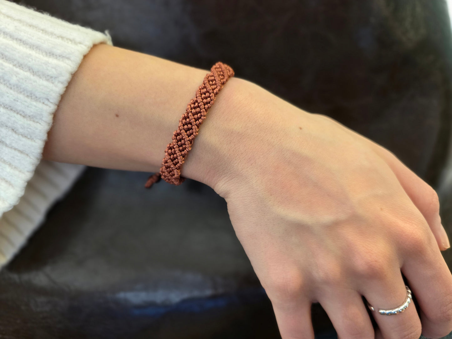 Pure Brown Macrame