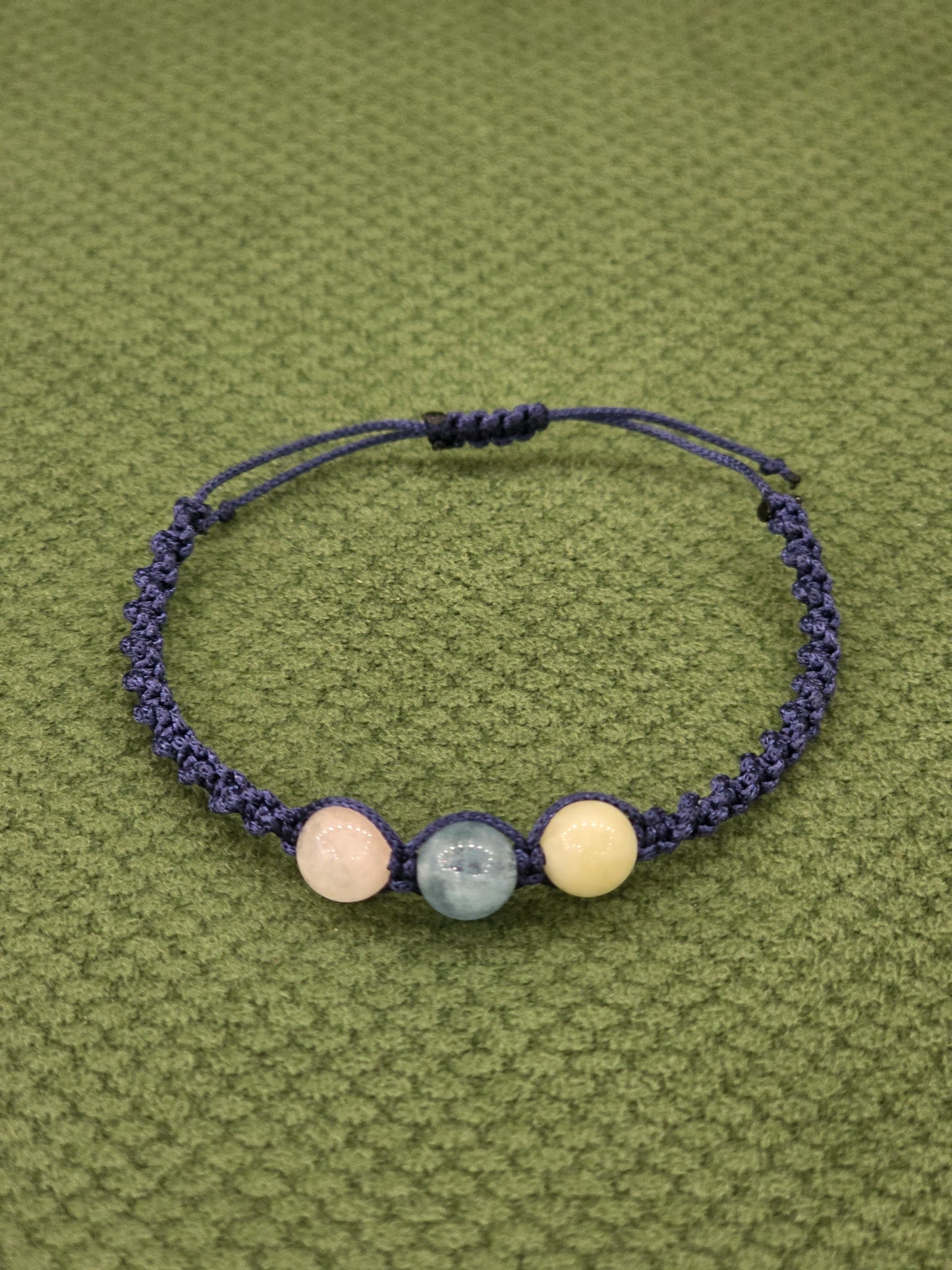 Morganite Aura Macrame