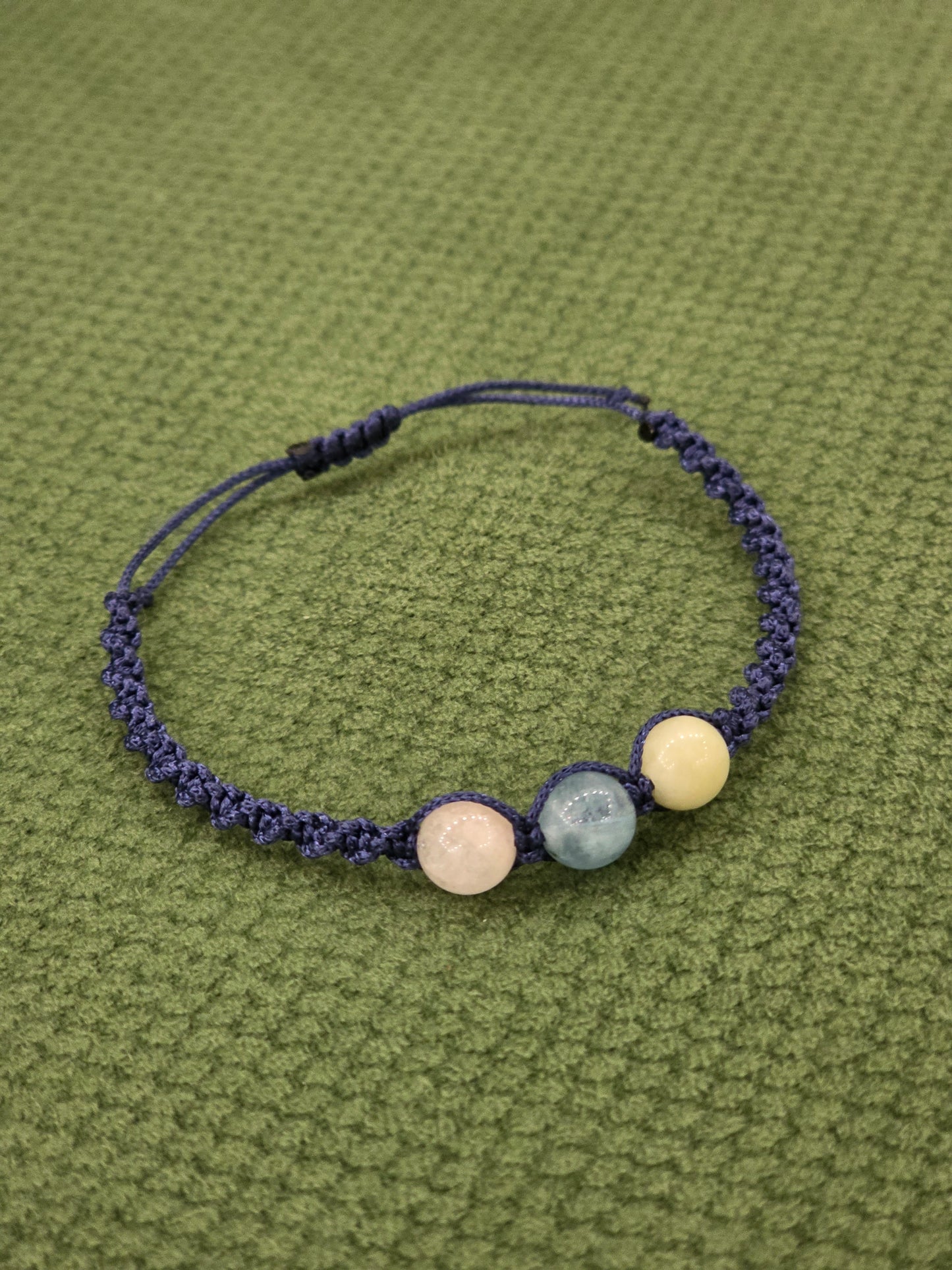 Morganite Aura Macrame
